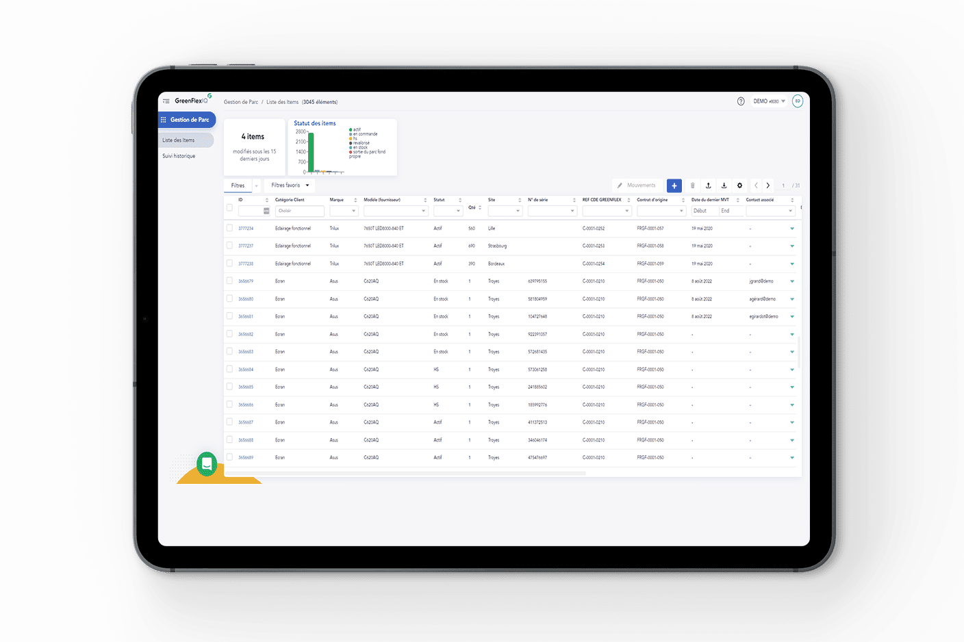 Software per la gestione degli asset tecnologici 