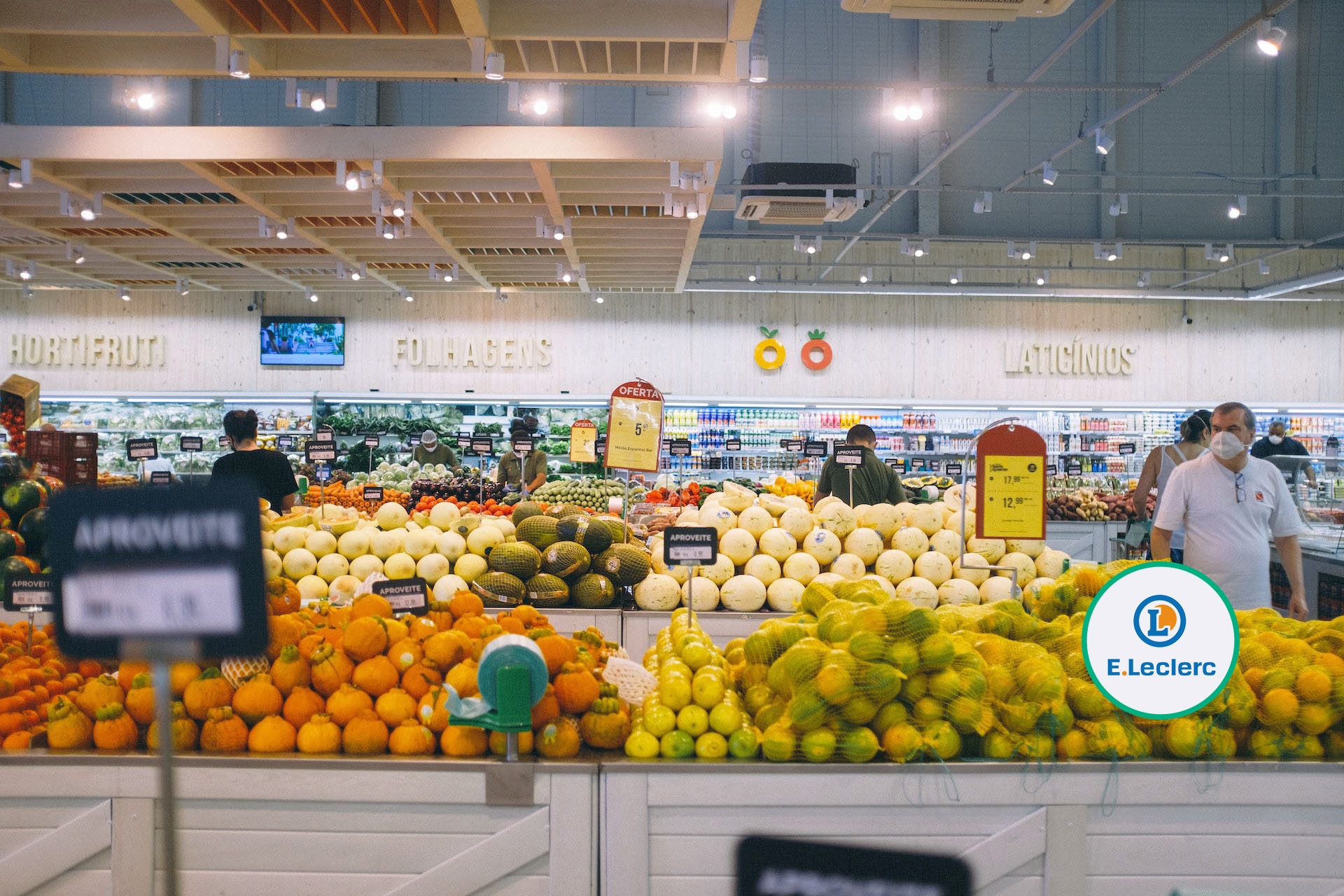 Frutta in un ipermercato