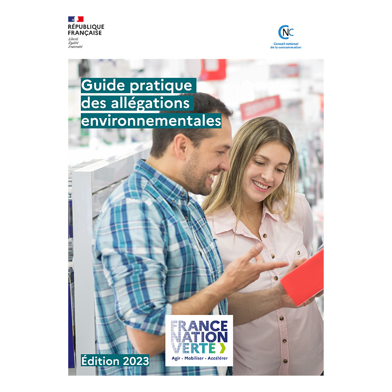 Couverture du guide des allégations environnementales du CNC