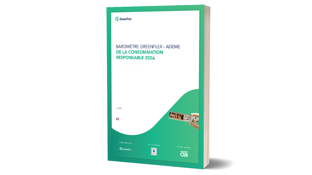 Couverture du Baromètre GreenFlex-ADEME de la consommation responsable 2024