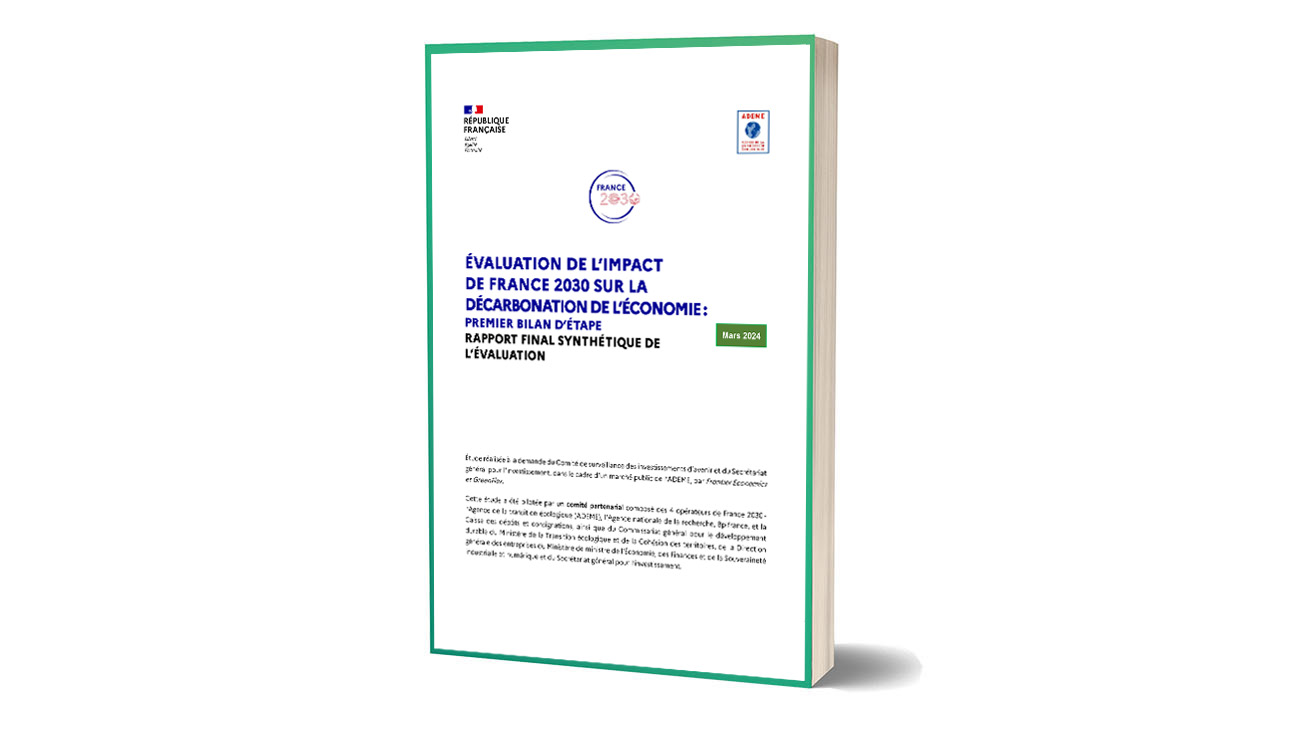 Aperçu de l'évaluation de France 2030 sur la décarbonation de l'économie