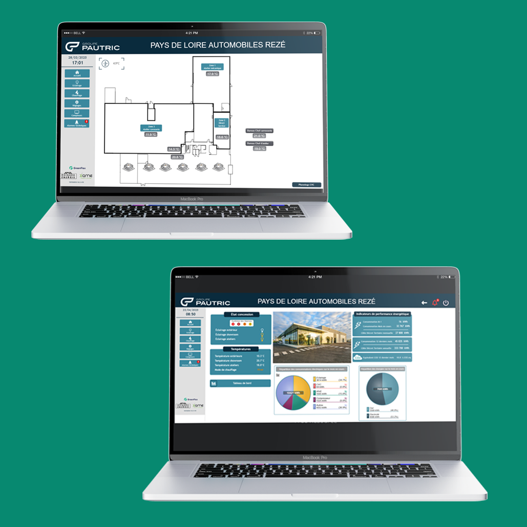 Capture d'écran de l'outil GTB pour Pautric