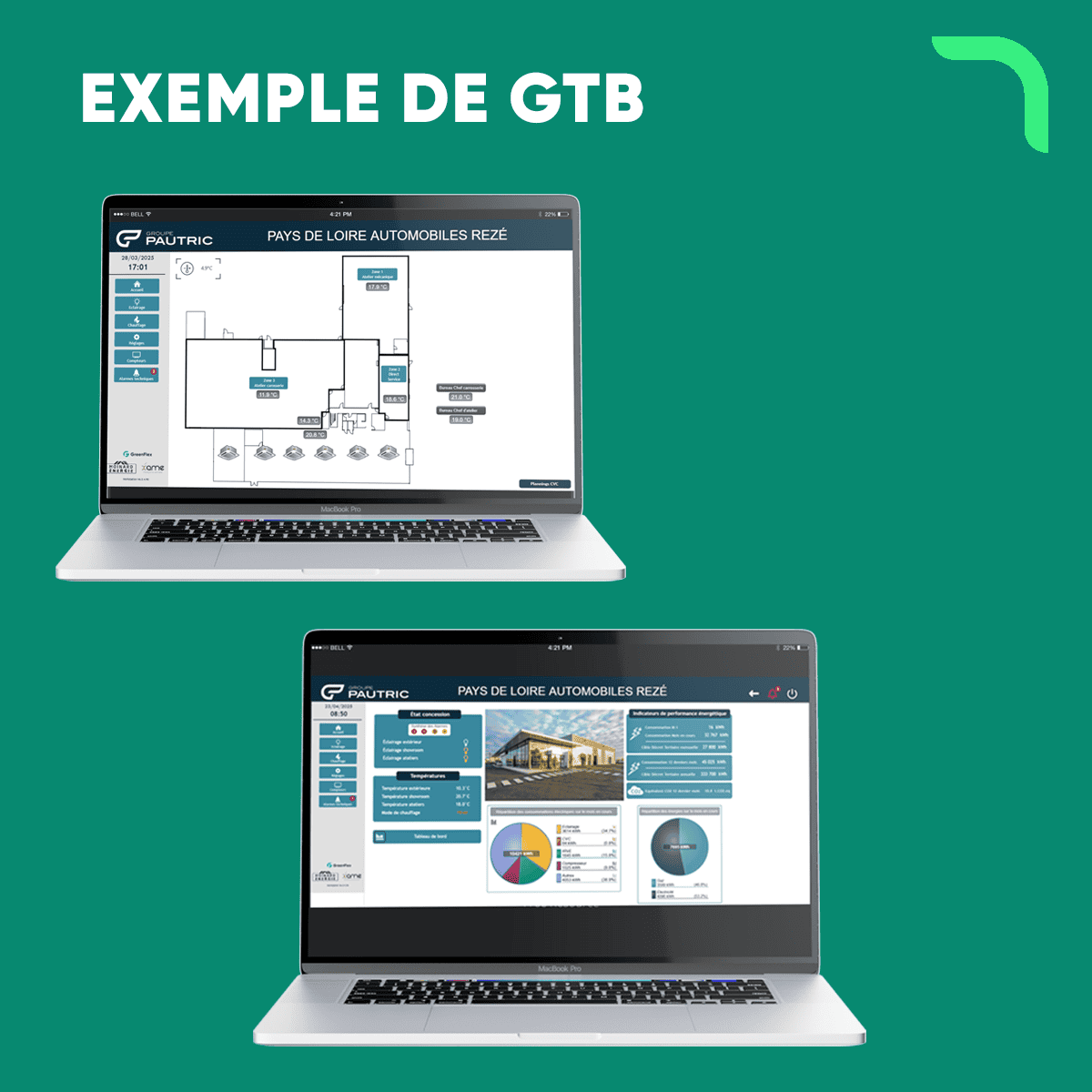 Exemple de logiciel GTB